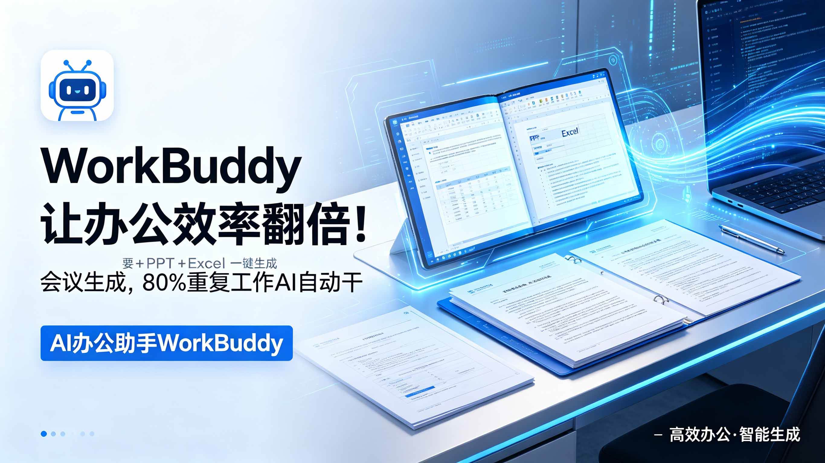 （18859期）WorkBuddy让办公效率翻倍！会议纪要+PPT+Excel一键生成，80%重复工作AI自动干 - 项目资源网