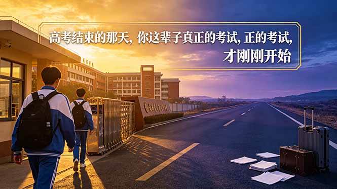 （18968期）付费文章：高考结束的那天，你这辈子真正的考试，才刚刚开始 - 项目资源网