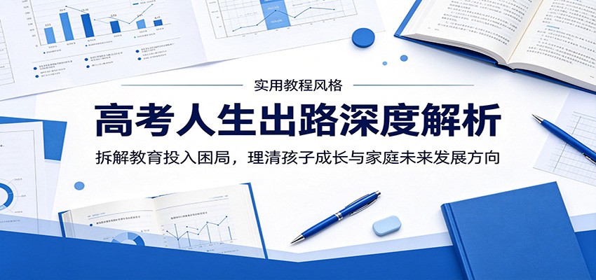 高考人生出路深度解析：拆解教育投入困局，理清孩子成长与家庭未来发展方向 - 项目资源网