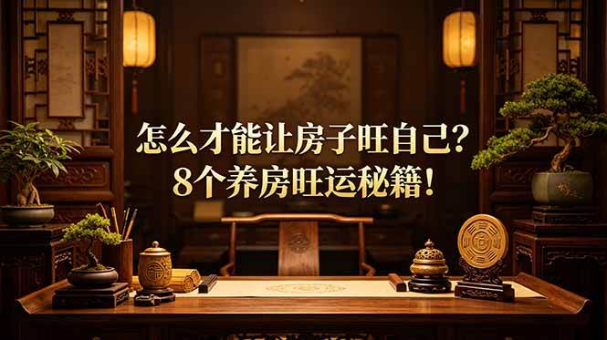 （19023期）付费文章：怎么才能让房子旺自己？8个养房旺运秘籍！ - 项目资源网