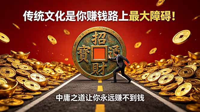 （18872期）付费文章：传统文化是你赚钱路上最大障碍！中庸之道让你永远赚不到钱 - 项目资源网