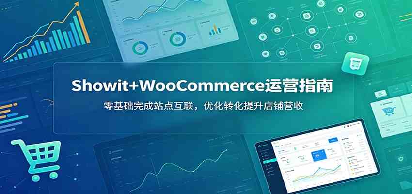 Showit+WooCommerce运营指南：零基础完成站点互联，优化转化提升店铺营收 - 项目资源网
