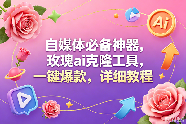 （18852期）玫瑰克隆工具，一键爆款ai，自媒体必备神器，50多个功能，详细教程 - 项目资源网